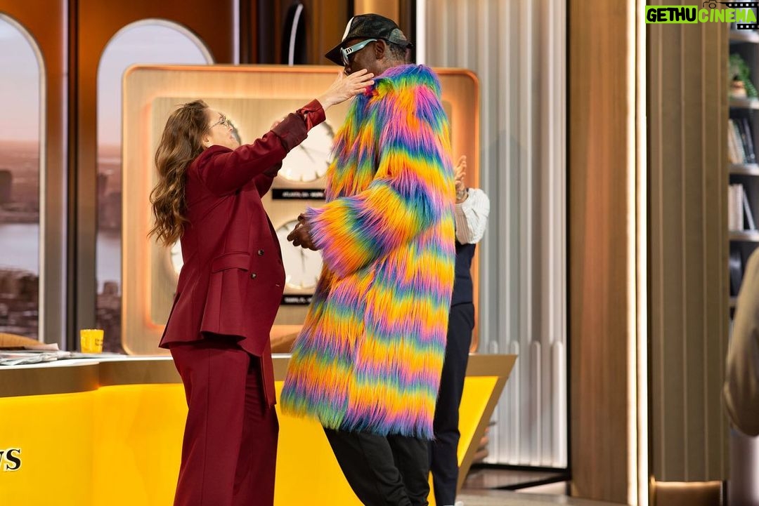 Dennis Rodman Instagram - Always. Love. On. The. @thedrewbarrymoreshow