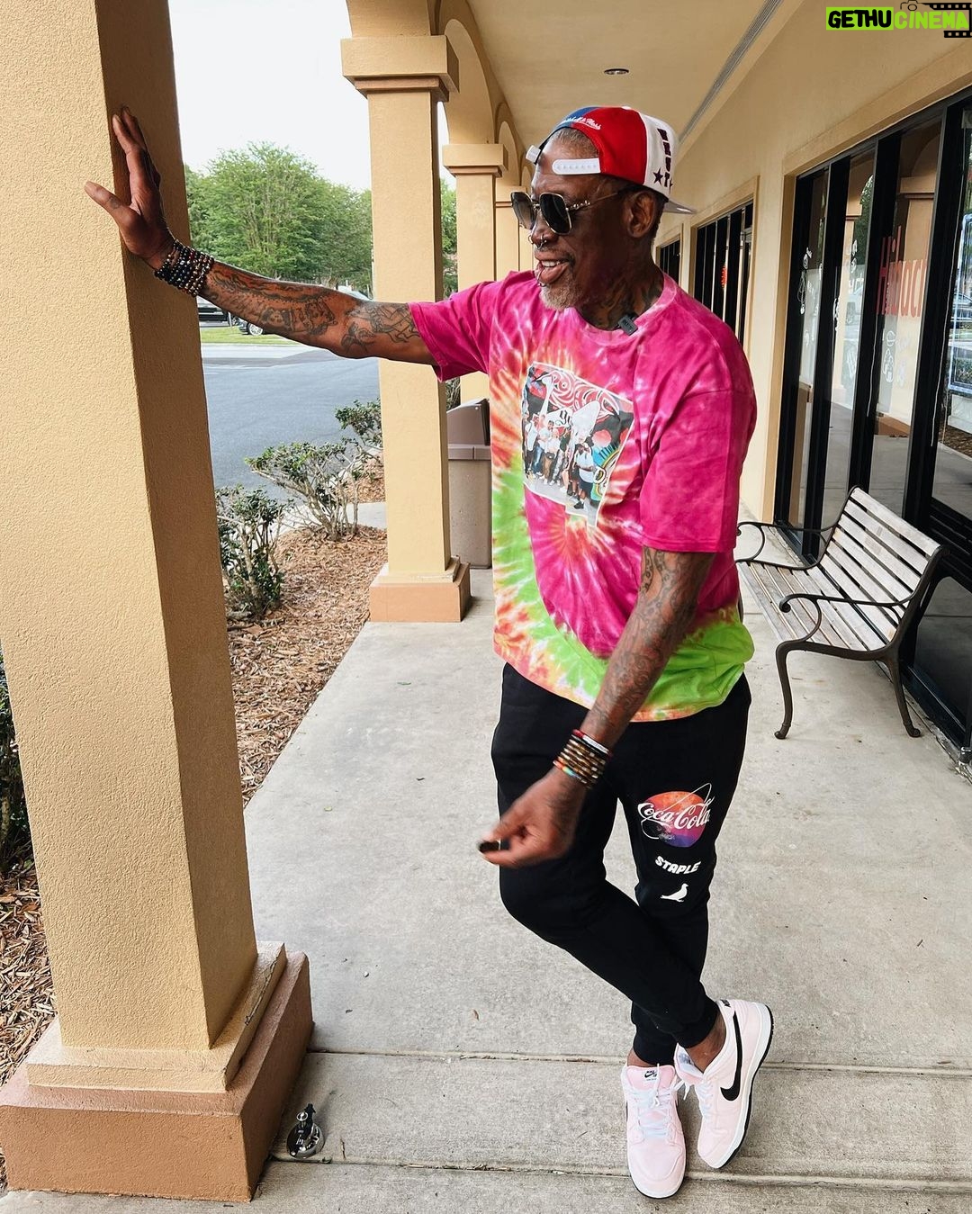Dennis Rodman Instagram - Get. Up. And. Do. You.