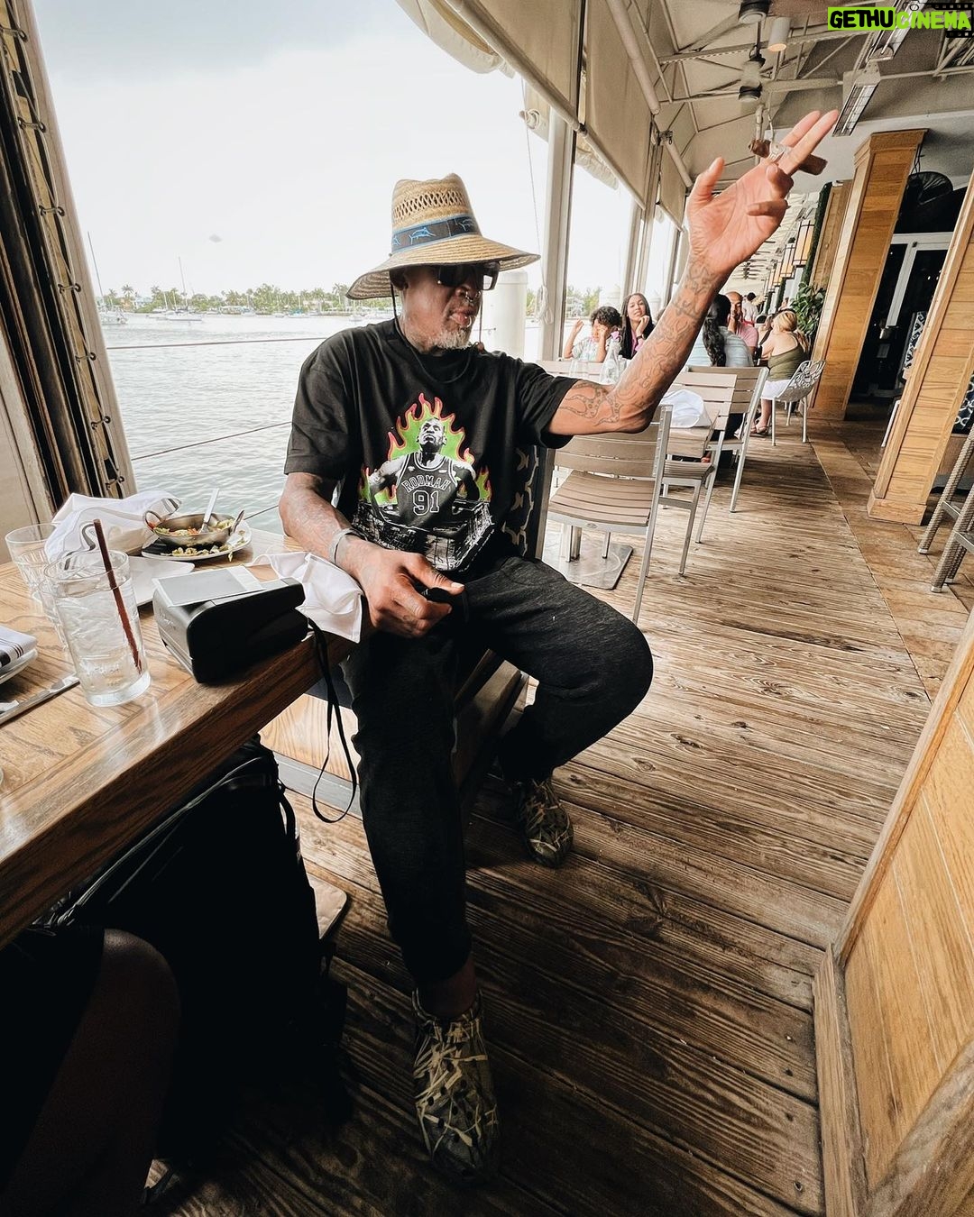 Dennis Rodman Instagram - Don’t. Kill. My. Vibe. 🏝.