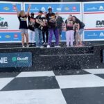 Dennis Rodman Instagram – Sweet. Sweet. Victory. 🏎.🍾. Daytona International Speedway