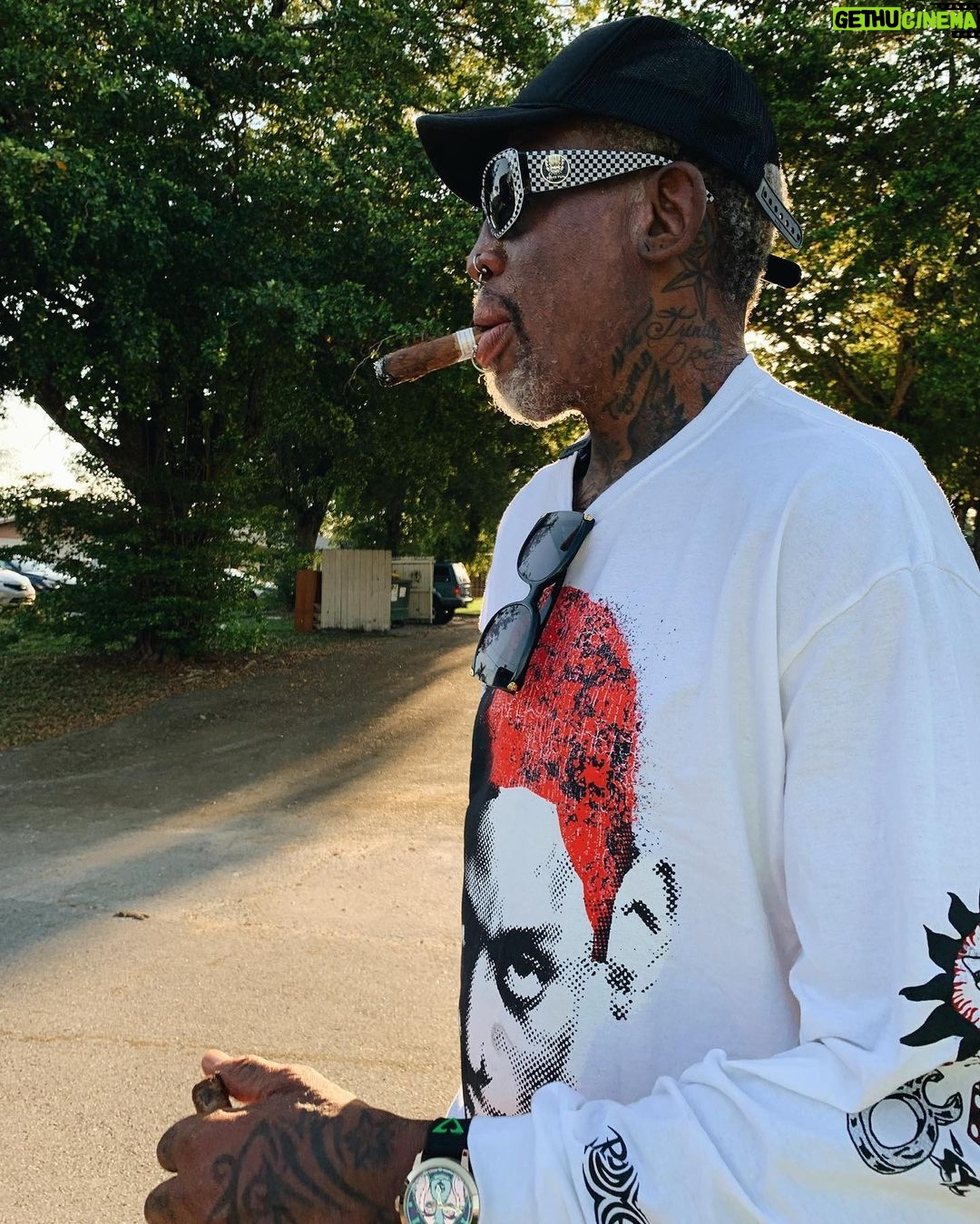 Dennis Rodman Instagram - Good. Morning. Miami. Miami, Florida