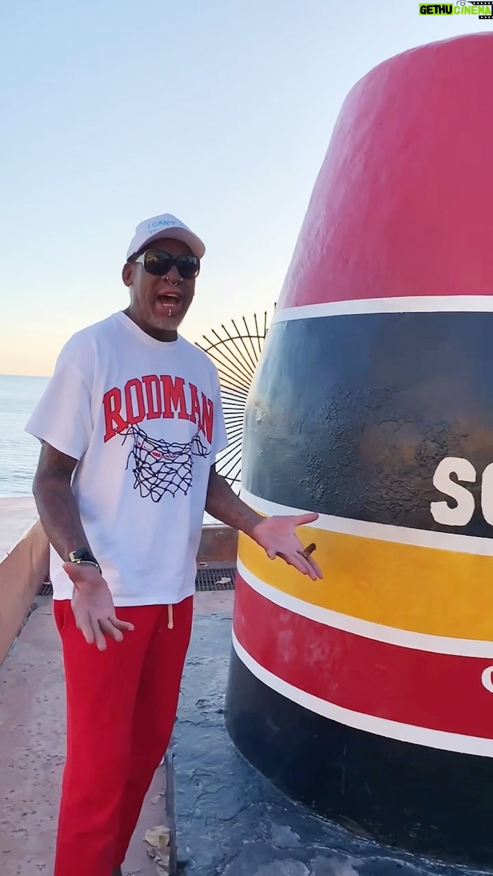 Dennis Rodman Instagram - Key. West. It’s. Been. Real. Key. Largo. Are. You. Ready.
