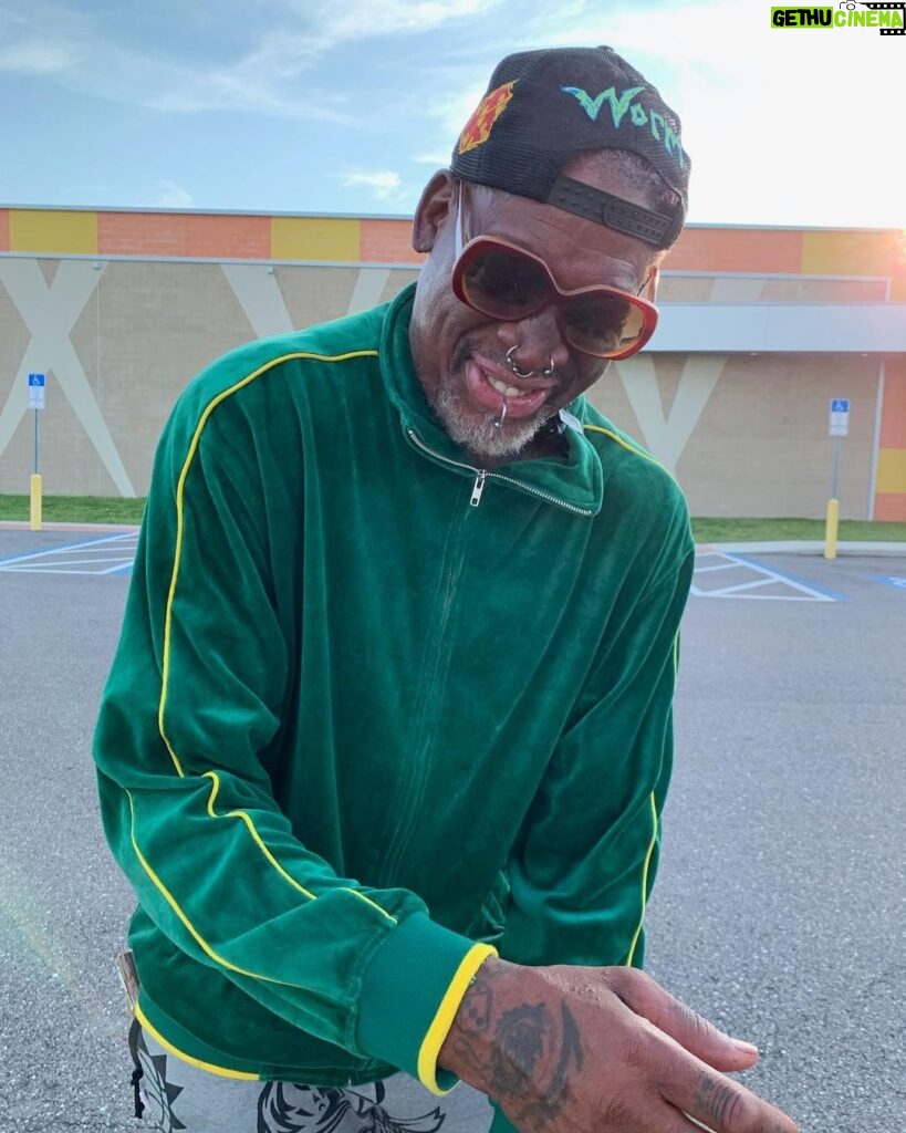 Dennis Rodman Instagram - Florida. Shinin.