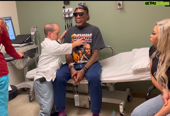 Dennis Rodman Instagram - Want to see how my Doctors Visit went 👉🏾Check it out SUBSCRIBE #youtube link in bio 👈🏾🩺🩺🩺