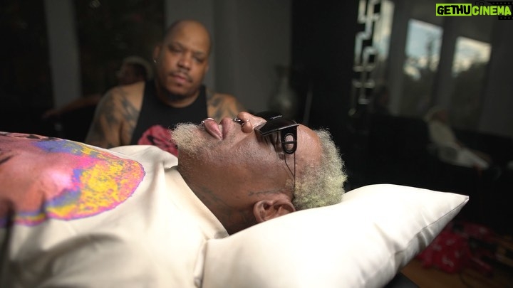 Dennis Rodman Instagram - Is this going to hurt? 🤨😫😩Let’s find out click link in Bio #subscribe #youtube #youtubechannel ⬅⬅