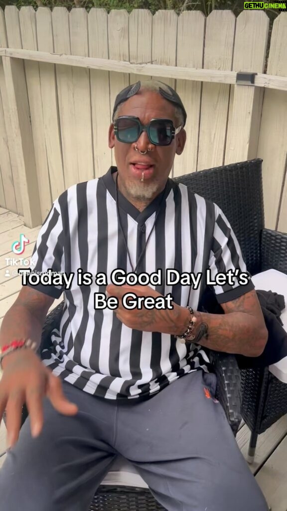 Dennis Rodman Instagram - Today Will Be A Good Day 👍Lets Be Great!!