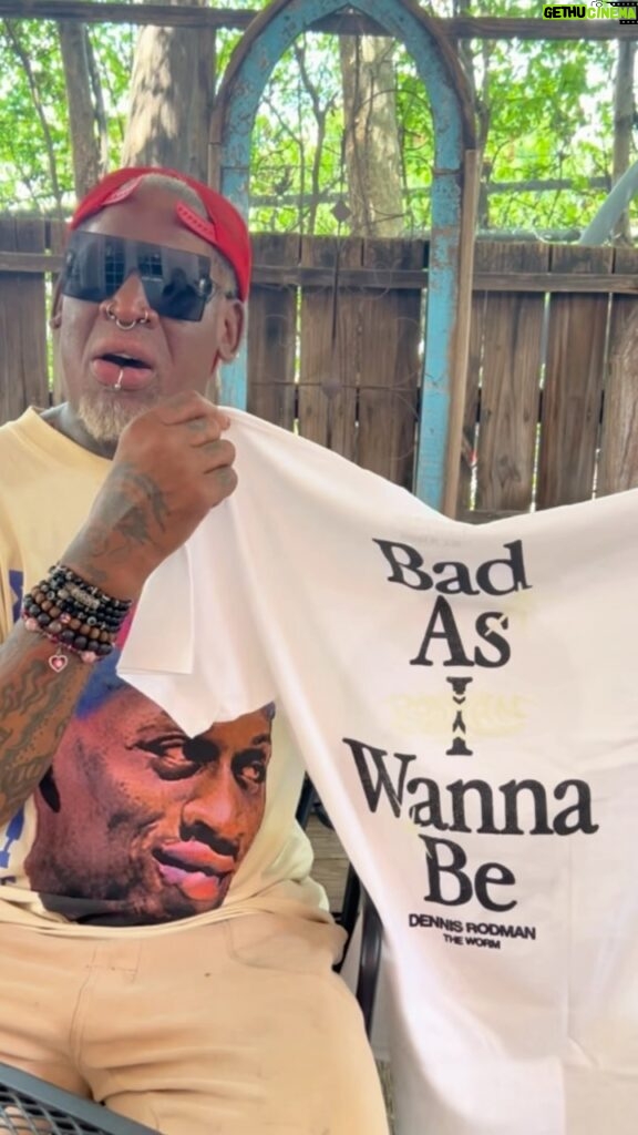 Dennis Rodman Instagram - Dennis Rodman UV Activated tee is available now! Exclusively at Zumiez