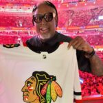 Dennis Rodman Instagram - Congratulations to my good friend Chris Chelios on No.7 retired by the Blackhawks #chicago 🏒🏒 Chicago, Illinois
