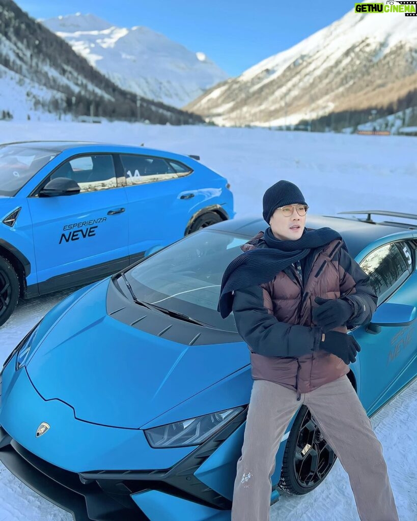Denny Sumargo Instagram - Kenapa LAMBORGHINI memilih FASTRON sebagai oli mesin officialnya di balapan di SUPER TROFEO ⁉️ #FastronWinterDriving #FastronXLamborghiniSC #PertaminaLubricants @ignaziozanon Livigno Ski Area, Italy