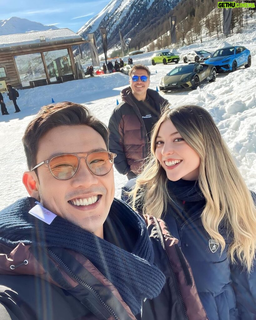Denny Sumargo Instagram - Kenapa LAMBORGHINI memilih FASTRON sebagai oli mesin officialnya di balapan di SUPER TROFEO ⁉️ #FastronWinterDriving #FastronXLamborghiniSC #PertaminaLubricants @ignaziozanon Livigno Ski Area, Italy