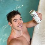 Derek Chadwick Instagram - post swim re-hydrating with @caliwater cactus water. loaded with antioxidants and electrolytes that help me refuel! #caliwater #cactuswater