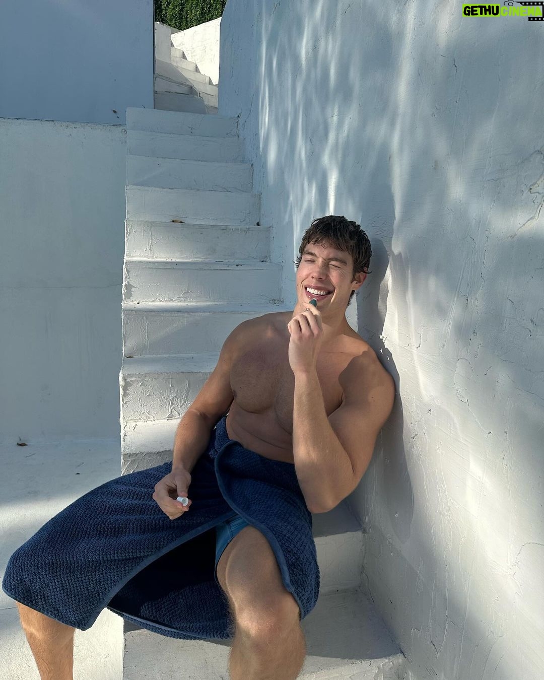 Derek Chadwick Instagram - @chaddycosmetics release yesterday has been so overwhelming but truly in the best way, and I am so grateful for the support. Chaddy is all about being effortless and confident. I wanted to create a brand that enhanced your natural features and made you feel good and that’s what Chaddy is all about. Thank you to everyone who helped make this possible. I honestly cant wait for you all to try it 🏄🏼♂️