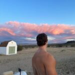 Derek Chadwick Instagram - camping with my roommate >>