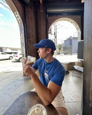 Derek Chadwick Instagram - my red white and royal blue