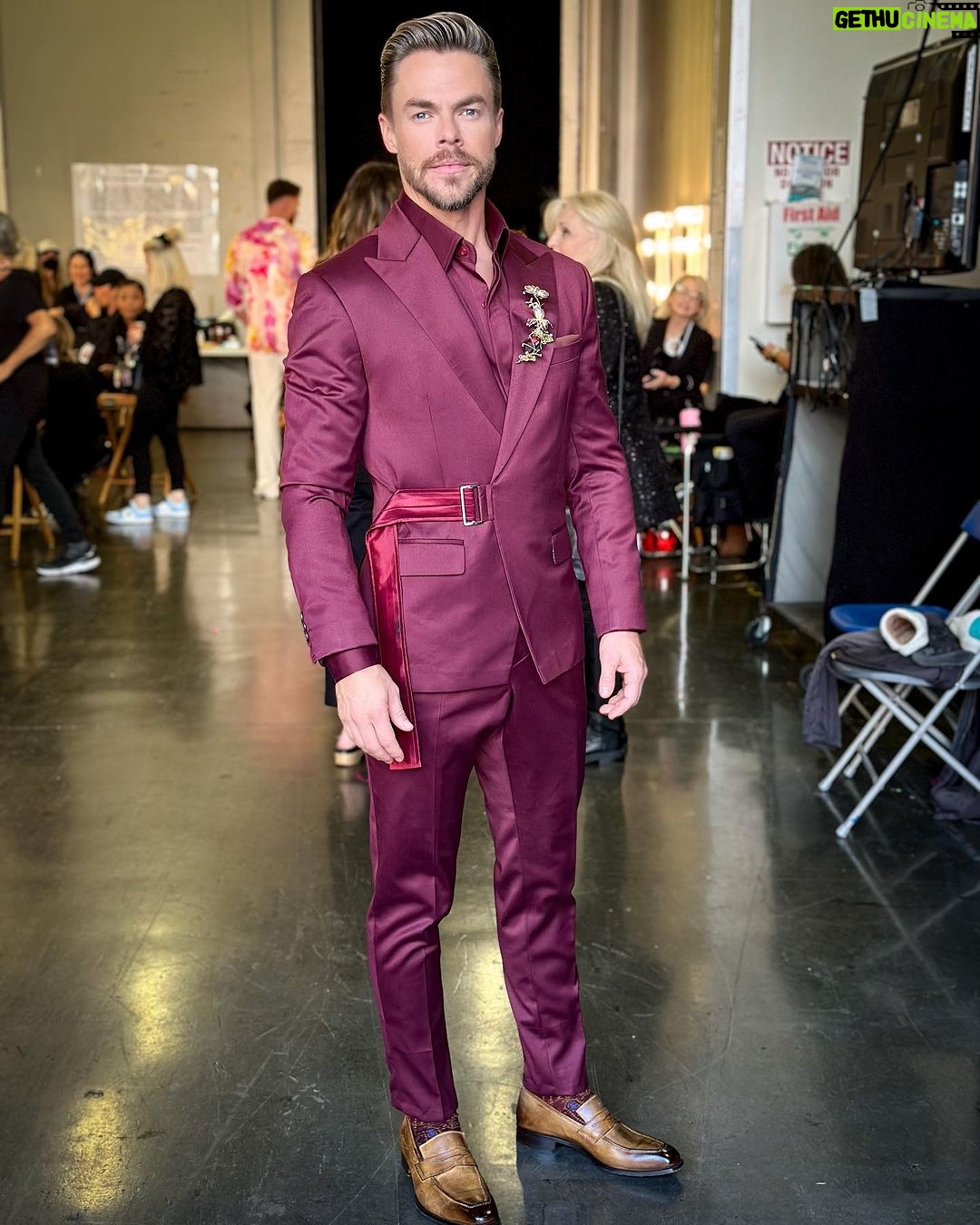 Derek Hough Instagram - Maroon ✅Karate belt✅Broach ✅ Unique Fashion Pose ❌ Did you like this look ? @apuje @dancingwiththestars