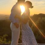 Derek Hough Instagram - Our Journey continues in the hills of Tuscany 🇮🇹 #honeymoon #mrandmrshough