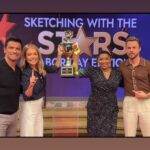 Derek Hough Instagram - Sketching with the Stars: Labor Day Edition @dejavuspeaks @derekhough