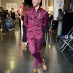 Derek Hough Instagram - Maroon ✅Karate belt✅Broach ✅ Unique Fashion Pose ❌ Did you like this look ? @apuje @dancingwiththestars