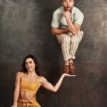 Derek Hough Instagram - Looks like she's got me wrapped around her finger. Or should I say, in the palm of her hand.