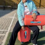 Deshna Dugad Instagram - Carrying it with attitude 😎 @amtouristerin . . #deshna #deshnadugad #collab #ad #owntheroll