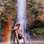 Devin Druid Instagram - kayaked 2 miles and hiked 1 1/2 miles for this Kaua'i, Hawaii