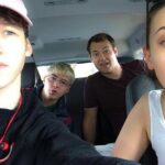 Devin Druid Instagram - We took this photo in my car on the way to get food, just about 20 days into filming season 2~ BUT HOW ARE THEY SO PRETTY JUST ALL THE TIME????WHAT