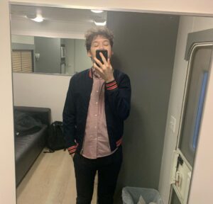 Devin Druid Instagram - 1 whole year huh. 3rd and 4th pics are very first and very last days on set and in wardrobe.