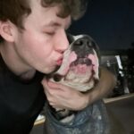 Devin Druid Instagram - The most heart-breaking Christmas post I ever hope to have. Just a few hours ago, I had to rush my boy to an emergency vet after he collapsed at my feet. My worst fears were realized and I was told my rescue furever friend of 9 years had passed, and he’s gone to roam the great doggy farm in the sky. Finn was first discovered in an abandoned house in Riverside with 40+ other dogs, back in 2016. The authorities were eventually called because of the smell. Finn clocked in at 22 pounds, had his vertebrate exposed from improper tail docking, and he was emaciated. They were left to starve to death and eat each other and their feces. Sick people treat our loving dogs this way. Thankfully various rescues teamed up to do such lifesaving work for these dogs. @wagsandwalks ended up rescuing my Finn, and nursing him back to health with the help of his amazing foster family. This is when I was introduced to the big head himself, and immediately fell in love. He was so gentle and thoughtful; likely a defense mechanism from his life of abuse. But overcoming that, it because his default and what we unlocked beyond that was an abundance of love, trust and absolute loyalty. From that day on, Finn’s favorite place to be was at my side. I know we will be reunited one day, my friend. Thank you for being MY dog, and my best friend. I am so lucky you chose me and I had so many years of love and joy (and eating) with you. I will love you forever Finn, and I will miss you for all of my life. Rest in peace my sweet man.
