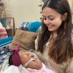 Devoleena Bhattacharjee Instagram - My Lifeline ❤️ 🧿🧿 #kaashvibhattacharjee #kuhu #niece #grateful #1month Gauhati