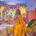 Devoleena Bhattacharjee Instagram - या देवी सर्वभूतेषु विद्यारूपेण संस्थिता नमस्तस्यै नमस्तस्यै नमस्तस्यै नमो नमः॥ May the blessings of Goddess Saraswati fill your life with knowledge and wisdom.✨🙏🏻 #basantpanchami #saraswatipujo #goddessofknowledge #festivalsofindia Mumbai, Maharashtra