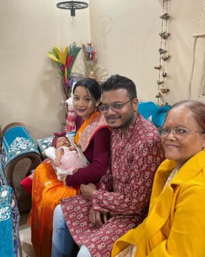 Devoleena Bhattacharjee Instagram - My Lifeline ❤️ 🧿🧿

 #kaashvibhattacharjee #kuhu #niece #grateful #1month