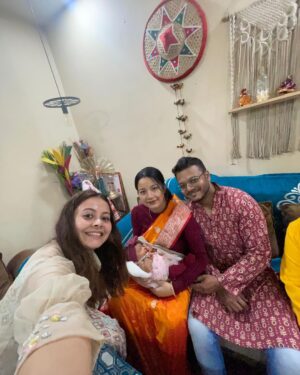 Devoleena Bhattacharjee Instagram - My Lifeline ❤️ 🧿🧿

 #kaashvibhattacharjee #kuhu #niece #grateful #1month