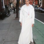 Devon Windsor Instagram – When the taxi cab has perfect timing (swipe) 🚕 #nyfw