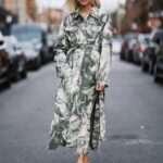 Devon Windsor Instagram – Loves a trench coat 💚 Headed to @jasonwu