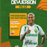 Deyverson Instagram - Fala, pessoal! 🙅🏼‍♂️Passando aqui para avisar que hoje à noite estarei participando ao vivo do quadro Gol Show do programa do @oratinho. Quero todos vocês ligados no @sbt a partir das 22h30! 😉🤙🏼