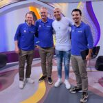 Deyverson Instagram - Que honra participar do Hora da Copa com esses craques! Fica ligado no Sportv2 e no Globoplay online! 💪🏼Começou! 🙅🏼Espanha x Alemanha! #CopaDoMundo #Globo TV Globo São Paulo