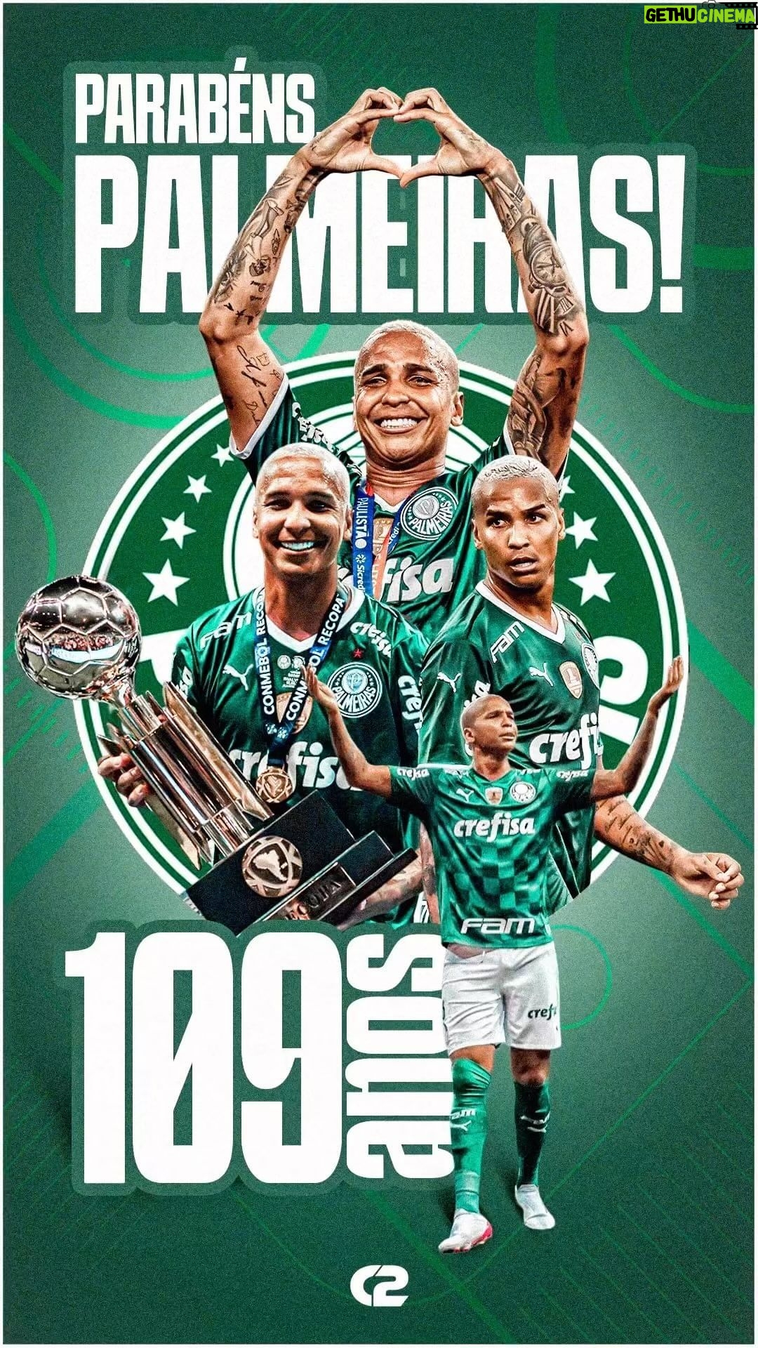 Deyverson - 169.5K Likes - Máximo respeito a uma das maiores instituições que eu já atuei. Parabéns, @palmeiras!
Muito honrado em fazer parte da história deste clube centenário. 🙏🏽 Gratidão!