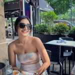 Dhanashree Verma Instagram – Good laughter at great lunch 🫶🏻 West Village, Manhattan
