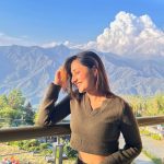 Dhanashree Verma Instagram – A little more altitude, a little less attitude 🏔️🖤 Mussoorie-Queen of Hills