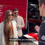 Dhanashree Verma Instagram – We hope you enjoyed your first Formula E experience, @dhanashree9! ⚡️ 

#hyderabadeprix #motorsport #racing