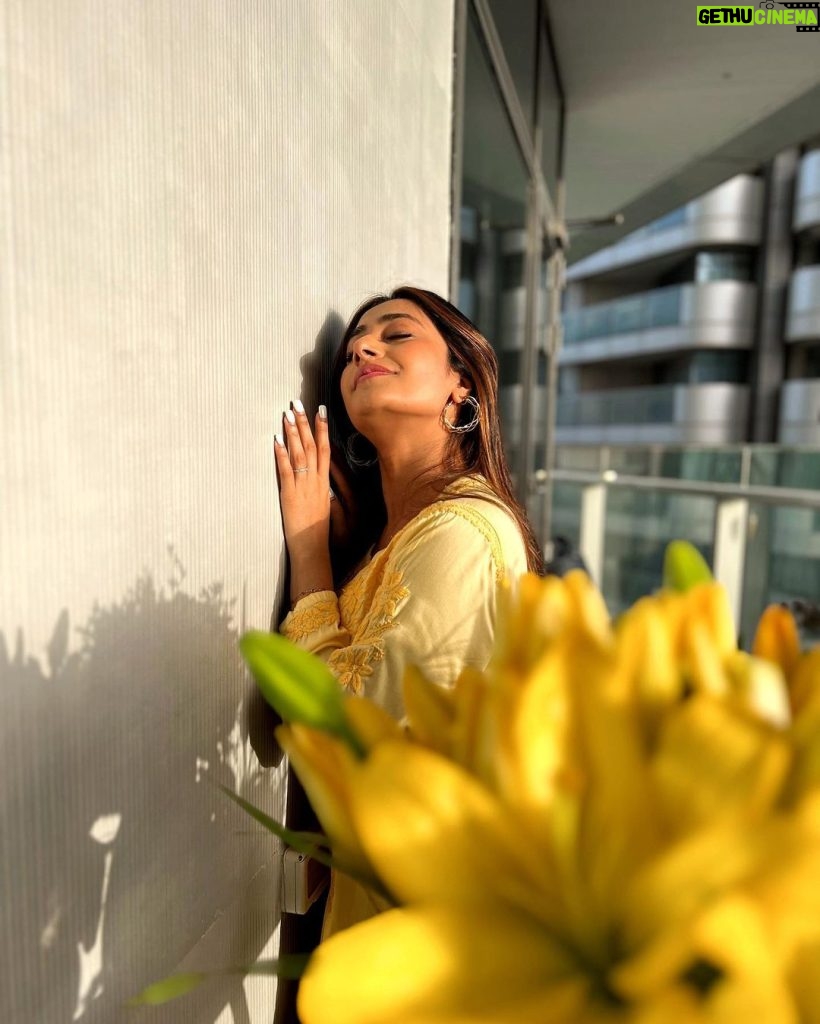 Dhanashree Verma Instagram - When a flower doesn’t bloom you fix the environment in which it grows, not the flower 🙏🏻🌻 Word.