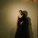 Dhanashree Verma Instagram – Make it simple but significant 🌹🖤 

Styled by: @ghazala.khan.raaz 
Outfit: @rabaniandrakha_official 
📸 : @theweddingstory_official 
Earrings: @raazcouture @ghazala.khan.raaz