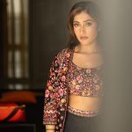Dhanashree Verma Instagram – Be so full that even if 
they take & take 
& take & take 
You can still be overflowing🌹

Styled by: @ghazala.khan.raaz 
Outfit: @chameeandpalak 
Makeup artist: @makeupbymehzabeen 
Hair: @hairbyswatitare14 
📸: @ashton.fern11