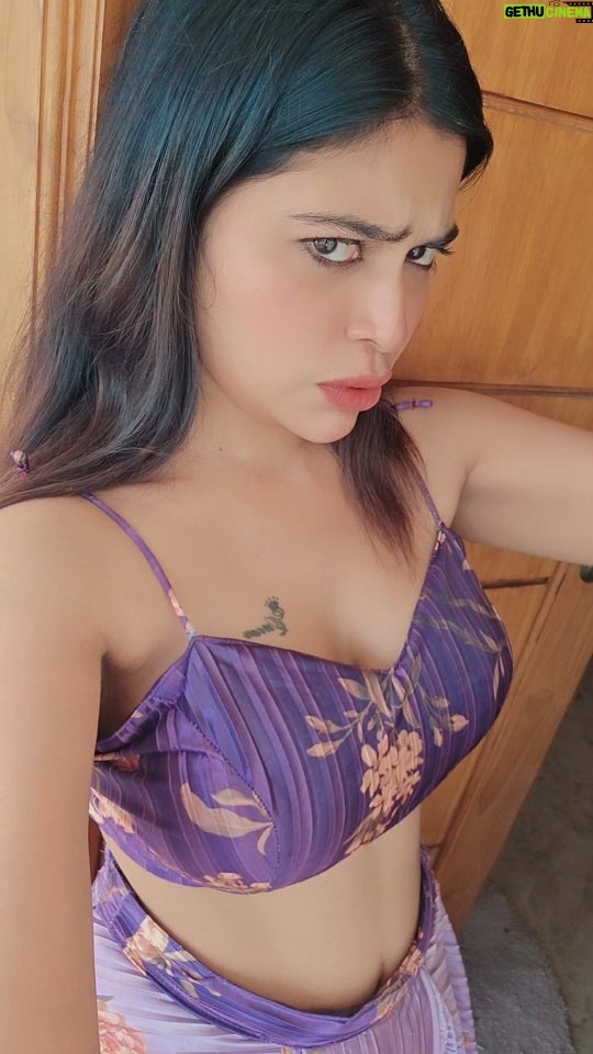 Dharsha Gupta Instagram - 🩵💜 Costume- @aks_le_couturier
