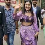 Dharsha Gupta Instagram - Today College Event Nehru College Coimbatore Thank you all for your love ❤️ @nehru_group_of_institutions 👗@aks_le_couturier 📸@baljithm Thanks you for your good support @kishoremannadiyar Nehru Arts and Science College, Coimbatore - Autonomous