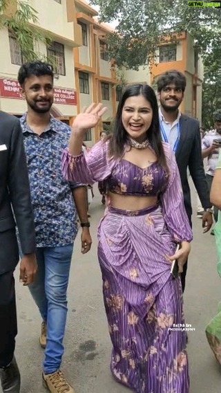 Dharsha Gupta Instagram - Today College Event Nehru College Coimbatore Thank you all for your love β€οΈ @nehru_group_of_institutions π@aks_le_couturier πΈ@baljithm Thanks you for your good support @kishoremannadiyar Nehru Arts and Science College, Coimbatore - Autonomous