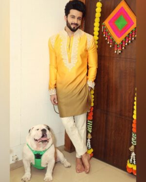 Dheeraj Dhoopar Instagram - My Happy Diwali ♥️

Kurta by my favourite @bharat_reshma