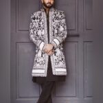 Dheeraj Dhoopar Instagram - Wanna make a deal with the devil ? 😈 Styled by : @sacorina Sherwani : @bharat_reshma