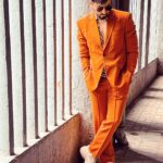 Dheeraj Dhoopar Instagram - #Tatlubaaz promotions Day 1 ! 🧡 Styled by : @kmundhe4442 Shoes : @gucci MUA - @sahil_anand_arora