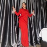 Diana Danielle Instagram - OOTD @kunkwan_msia Gala Night ❤️ Red dress by old friend @mekkembangcotton who’s literally in the labour room rn, she can still serve this red dress which is custom made 👌 Wishing and praying for a safe delivery ✨🫶